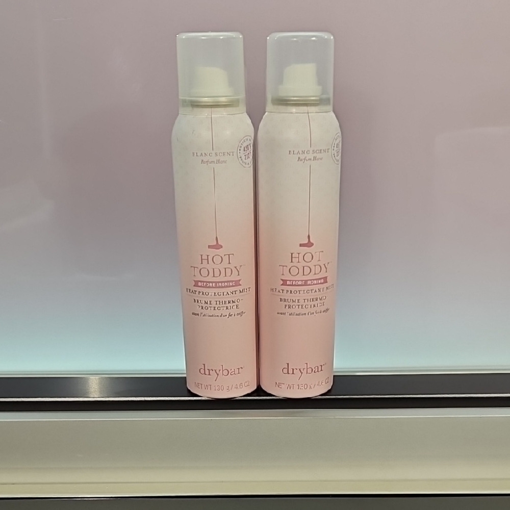 NEW Drybar Hot Toddy Heat Protectant Spray up to 450° F 2 pc Duo Set Bundle